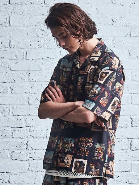 アートグラフィックショートスリーブシャツ/ ART GRAPHIC SHORT SLEEVE SHIRT
