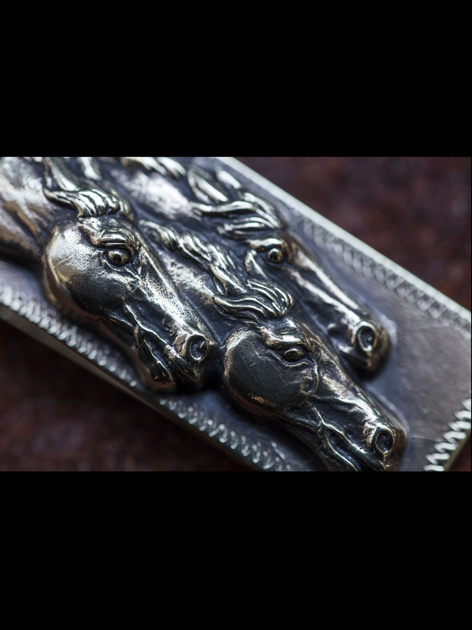 HORSE CLIP TYPE WALLETCHAIN (BRASS)