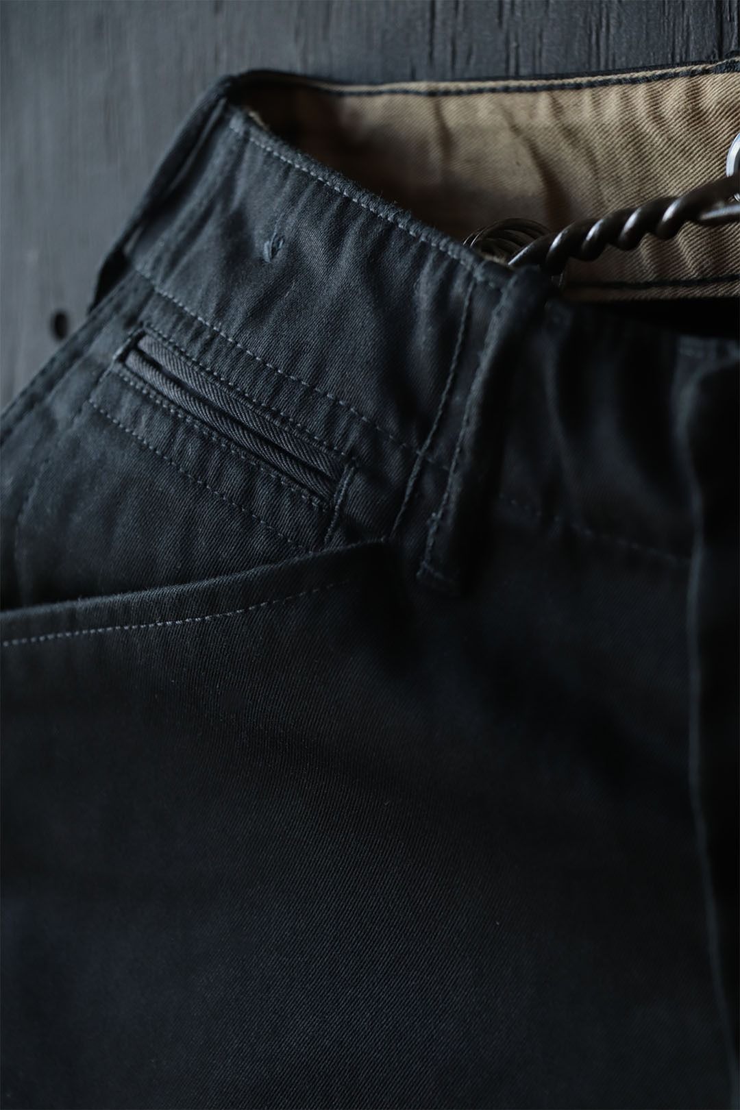 BLACK CHINO SHERIFF BREECHES (MIDNIGHT BLACK)