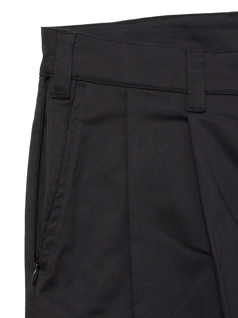 ベンタイル ツータック ワイド チノパンツ (ブラック) / VENTILE TWO TUCK WIDE CHINO PANTS (BLACK)