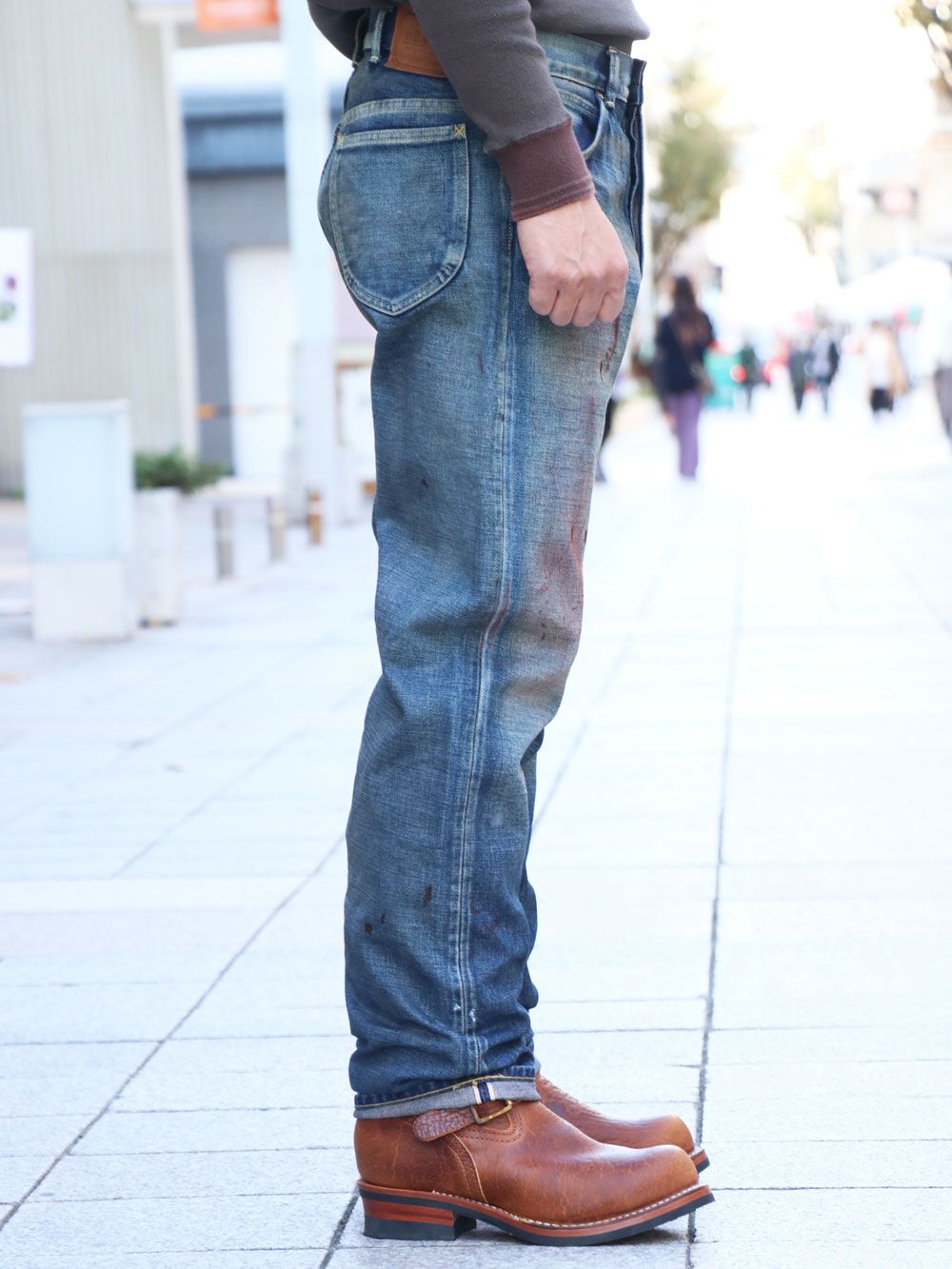 GLADDEN - DENIM "TYPE-4 A" (INDIGO) "VINTAGE FINISH"