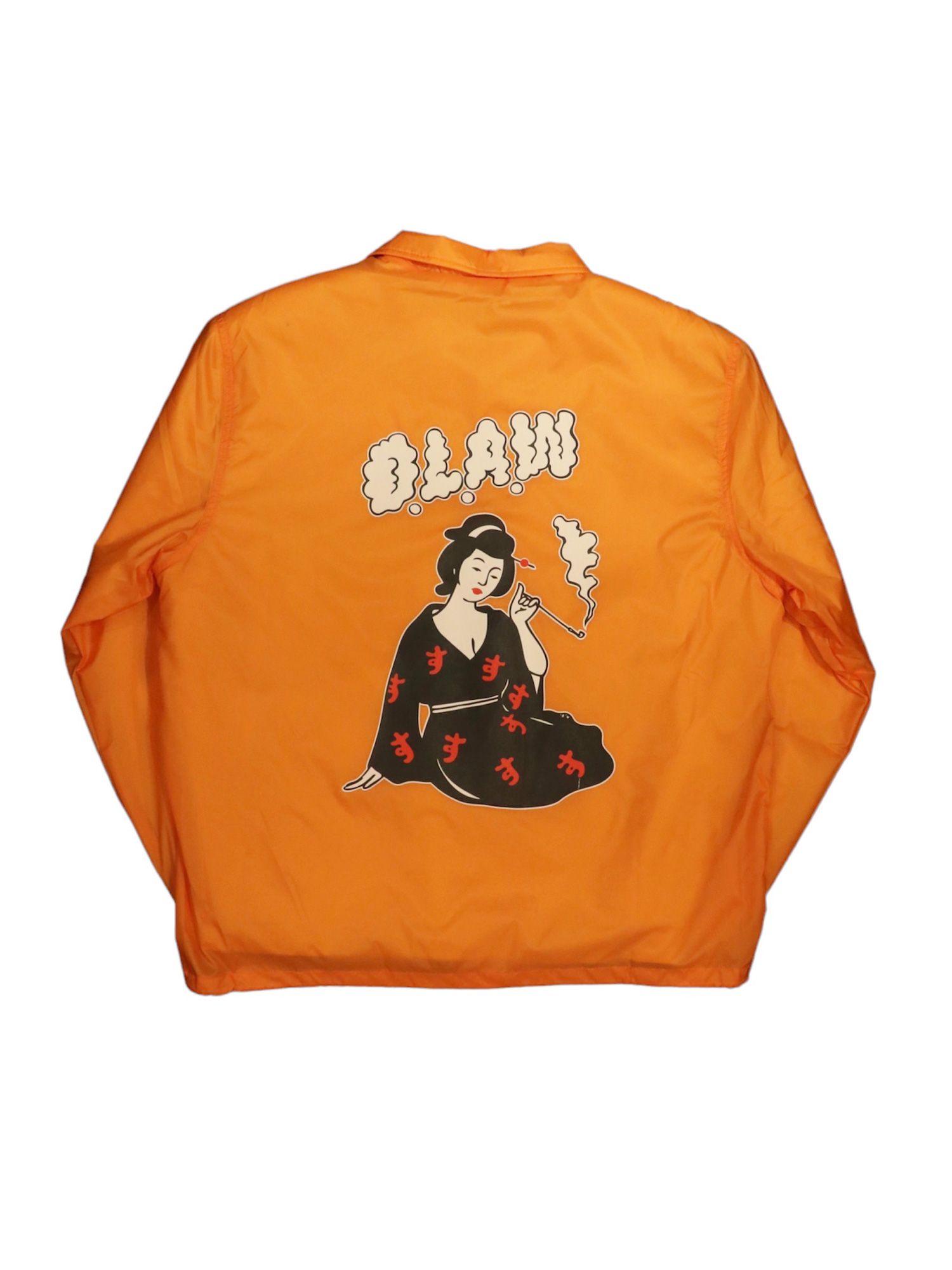 "S" LADY BOA COACH JACKET (ORANGE)