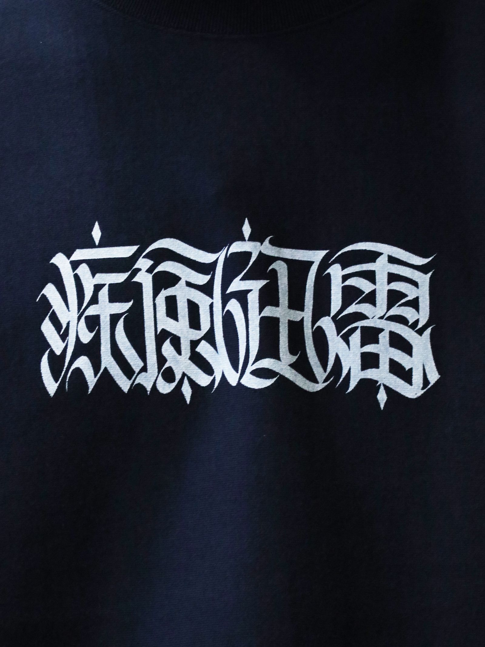MOZYSKEY×SKANDA "疾風迅雷"SWEAT CREW NECK (NAVY) / 別注スウェット (ネイビー)