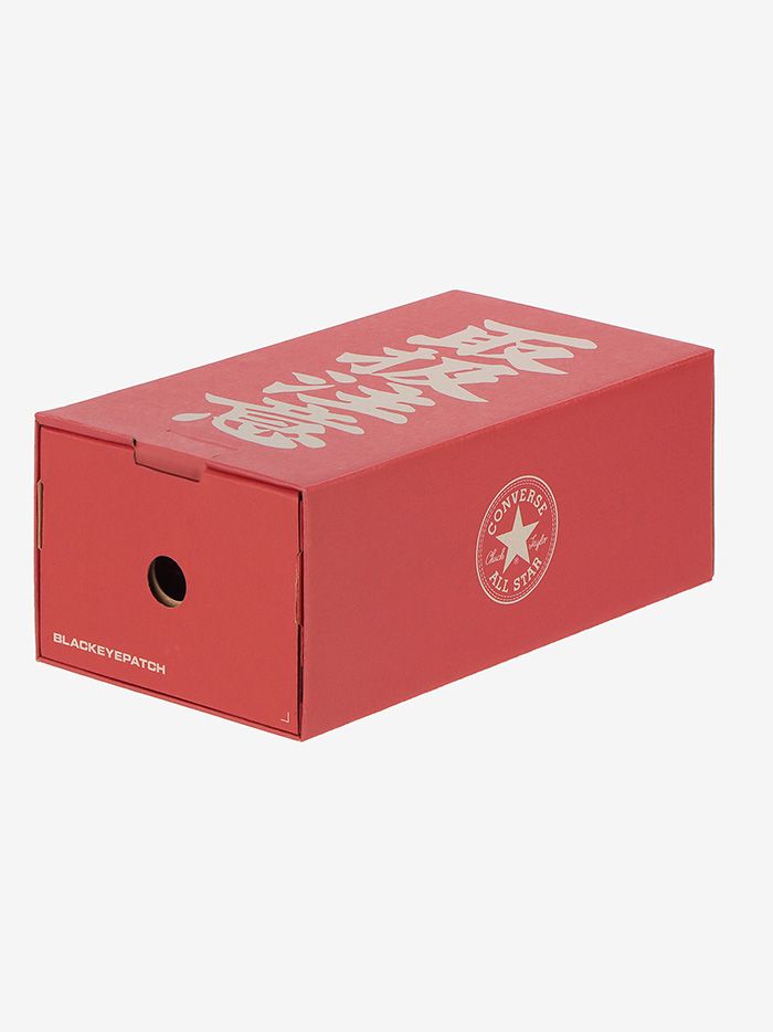 【限定販売】ALL STAR 100 BLACK EYE PATCH SLIP OX (RED)