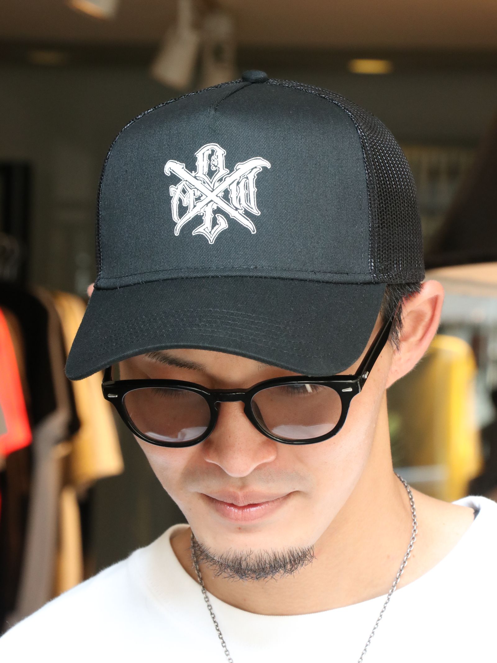 NORM ロゴ メッシュキャップ (ブラック) / NORM LOGO MESH CAP