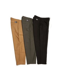 SERGE WIDE WORK TROUSER (CHARCOAL)