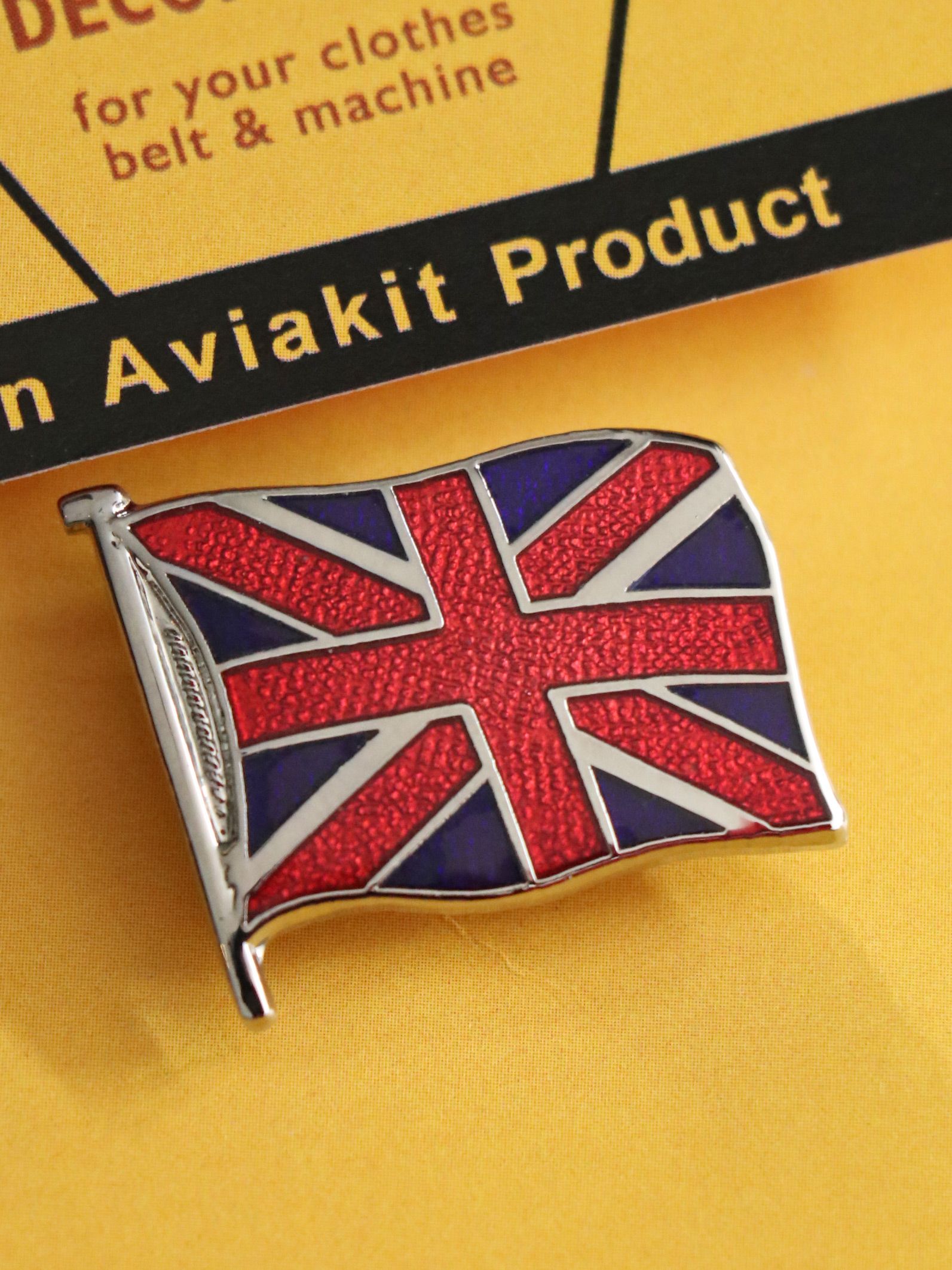 "UNION JACK" BADGE
