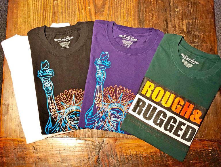 ROUGH AND RUGGED　カラーTシャツコレクション‼︎