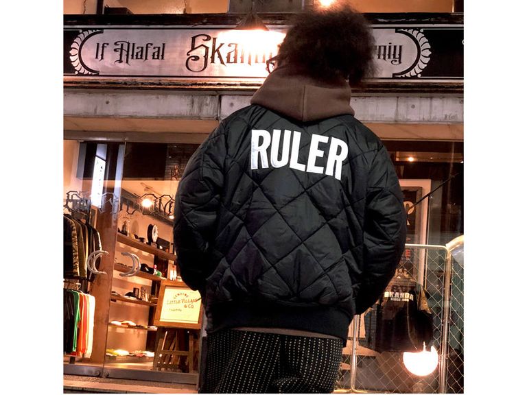 RULER 今の気温にはキルティングがベスト。