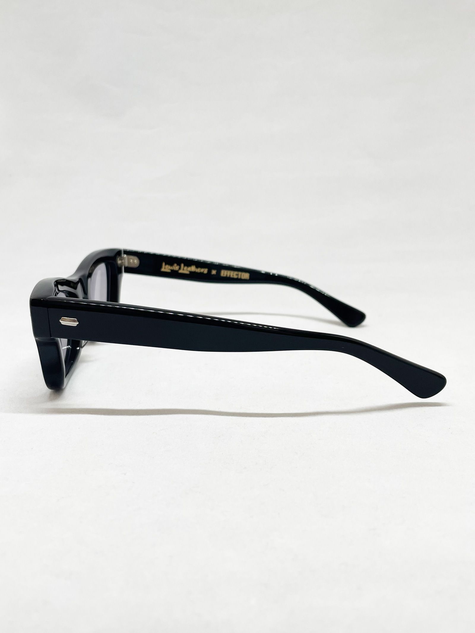 EFFECTOR × LEWIS LEATHERS / AVIAKIT EYEWEAR SILVER HINGES (SMOKE LENS)