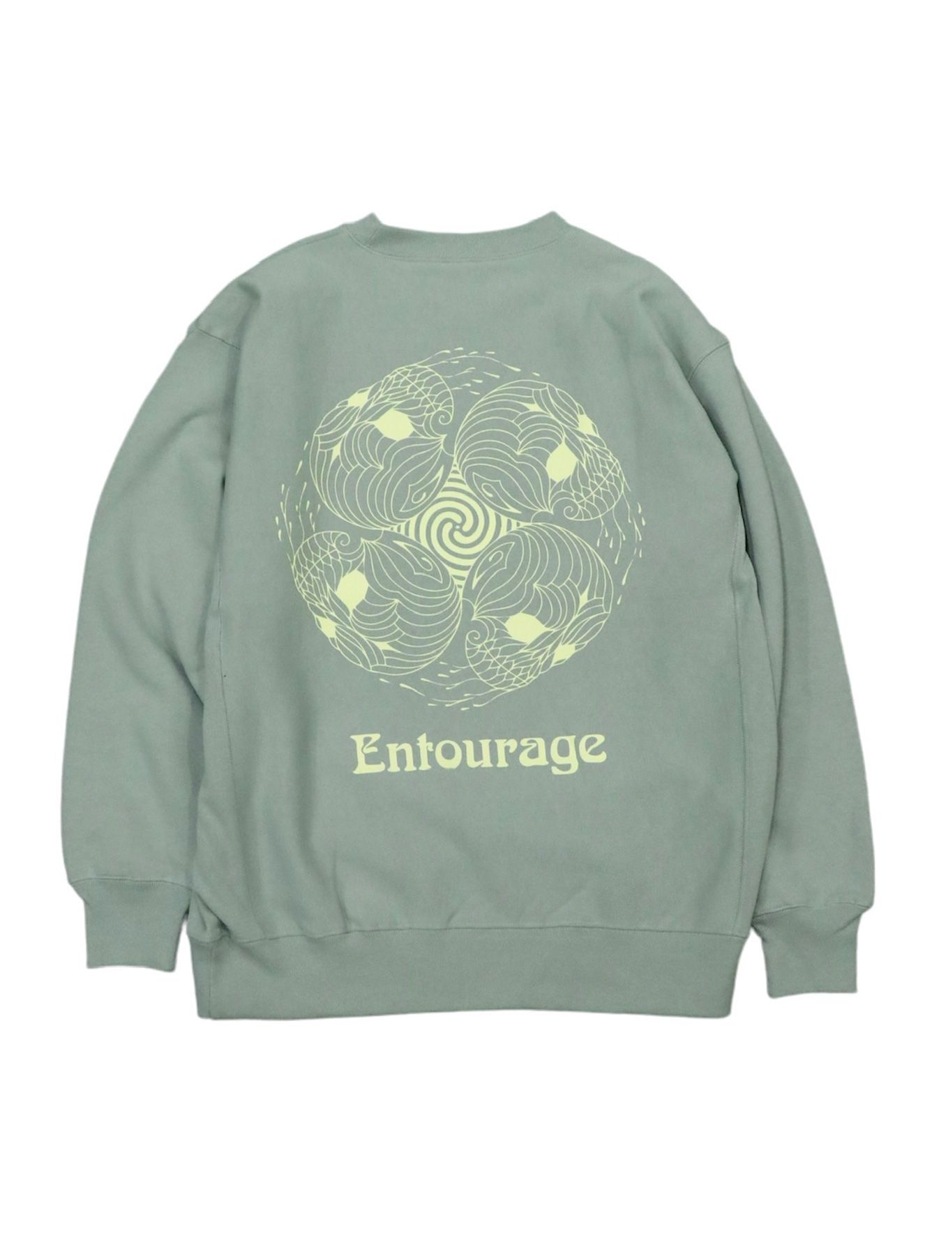 Entourage 12OZ CREW NECK SWEAT (SMOKE GREEN)