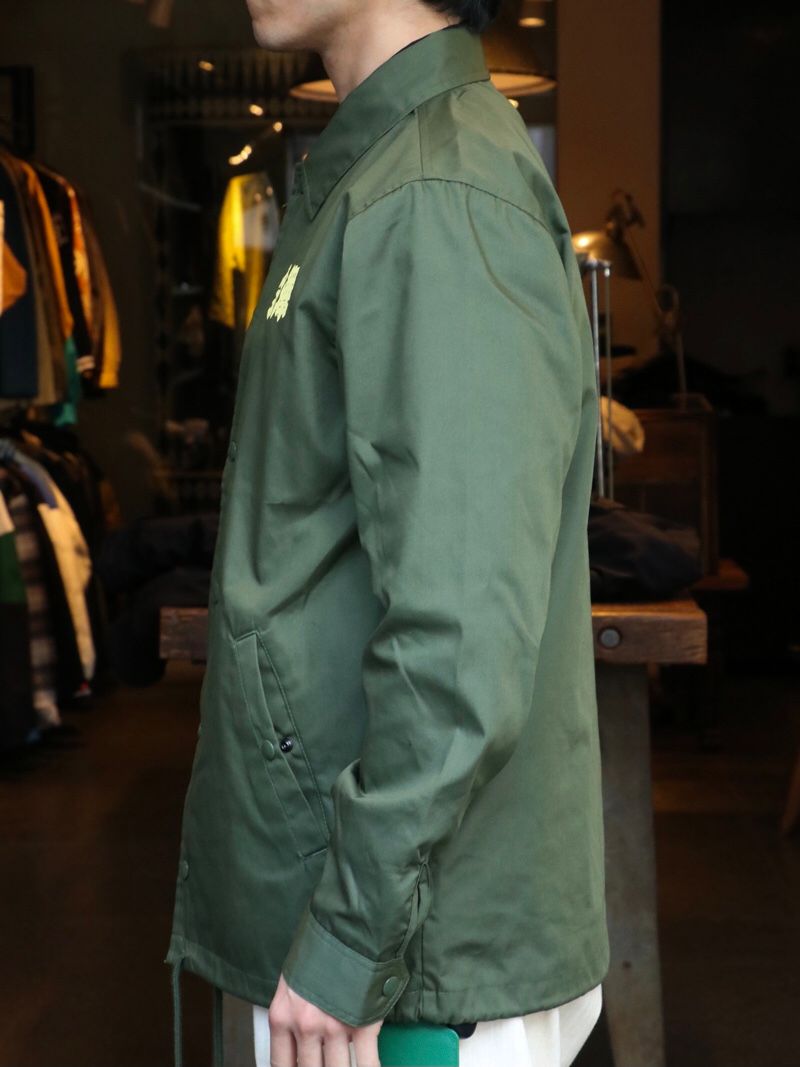 “IDATEN” TC COACH JACKET (GREEN)