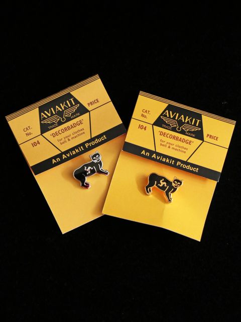 "MANX CAT" BADGE