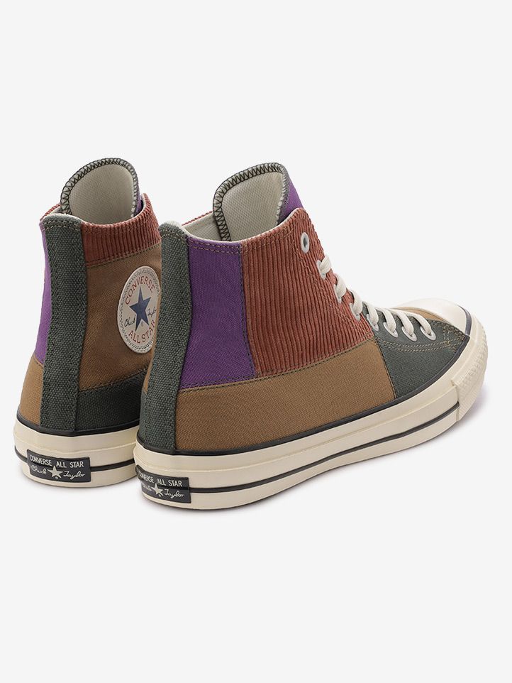 ALL STAR 100 PATCHWORK HI (OCHER×RED)