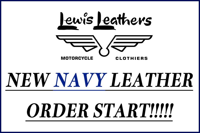 LEWIS LEATHERS "NEW NAVY LEATHER"