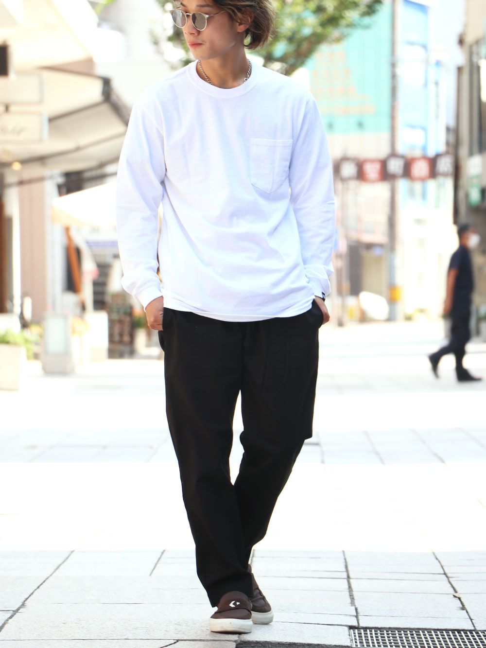 サマーマッドネス ロングスリーブTシャツ (ホワイト) / Summer Madness L/S Tee (WHITE)
