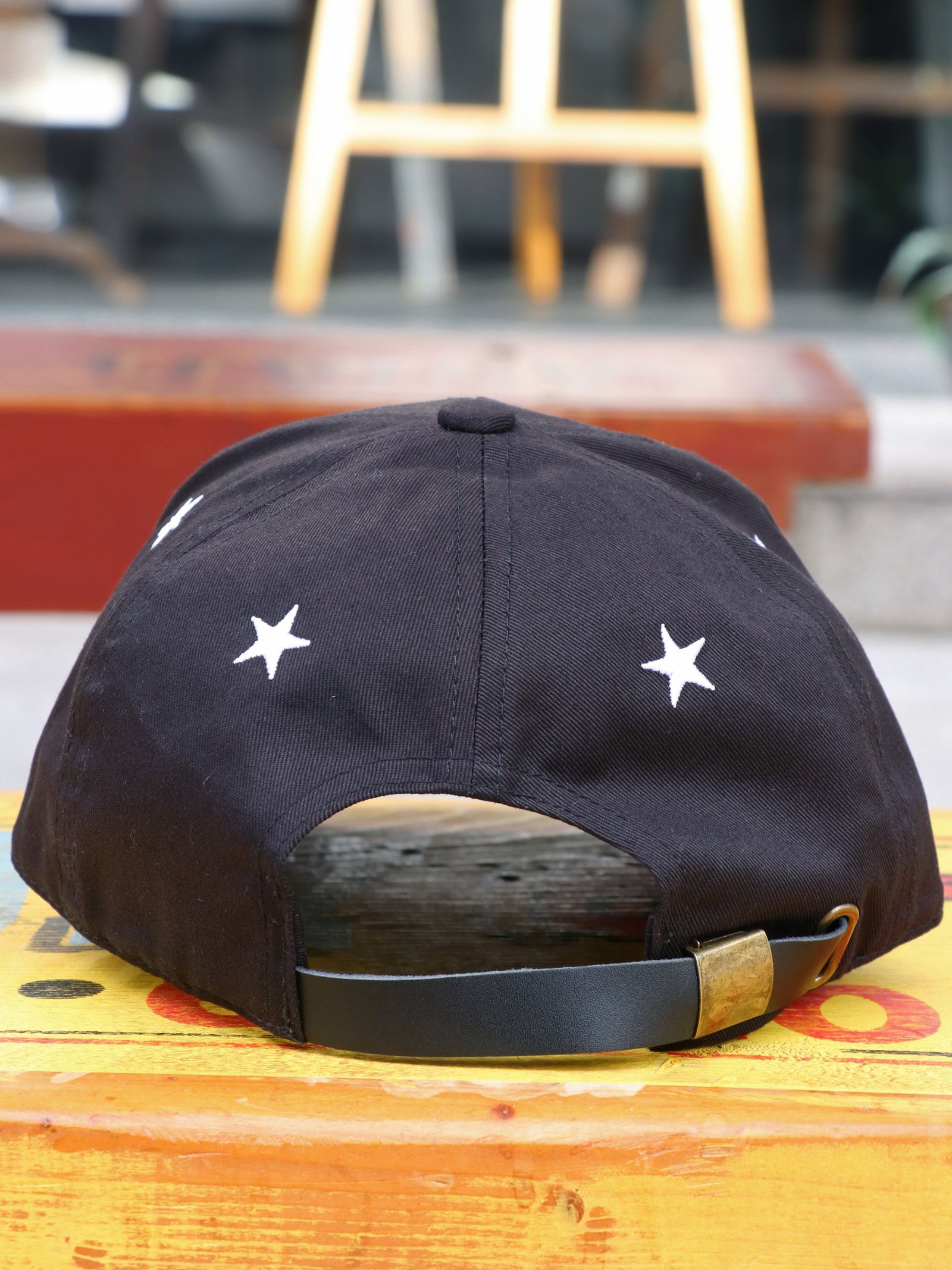 SKANDA カーブバイザーミドルキャップ / SKANDA Curve Visor Middle Cap (BLACK×WHITESTAR)