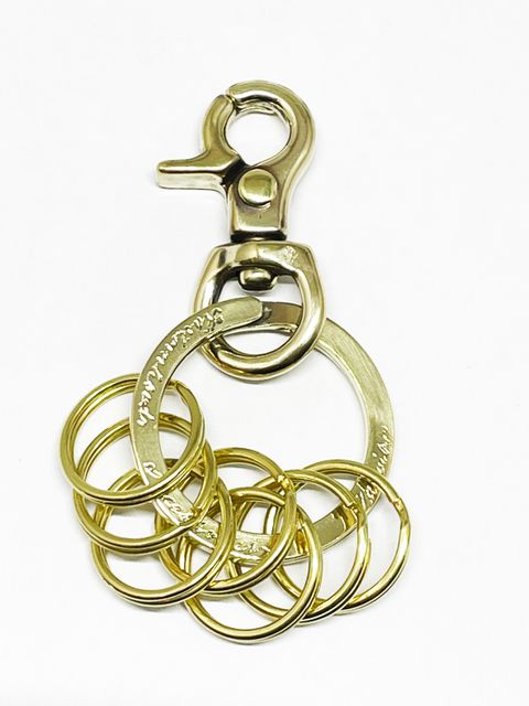KEY CLIP (BRASS) (POLISH)