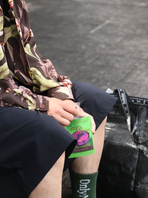 アウトドアな気分なコーデ