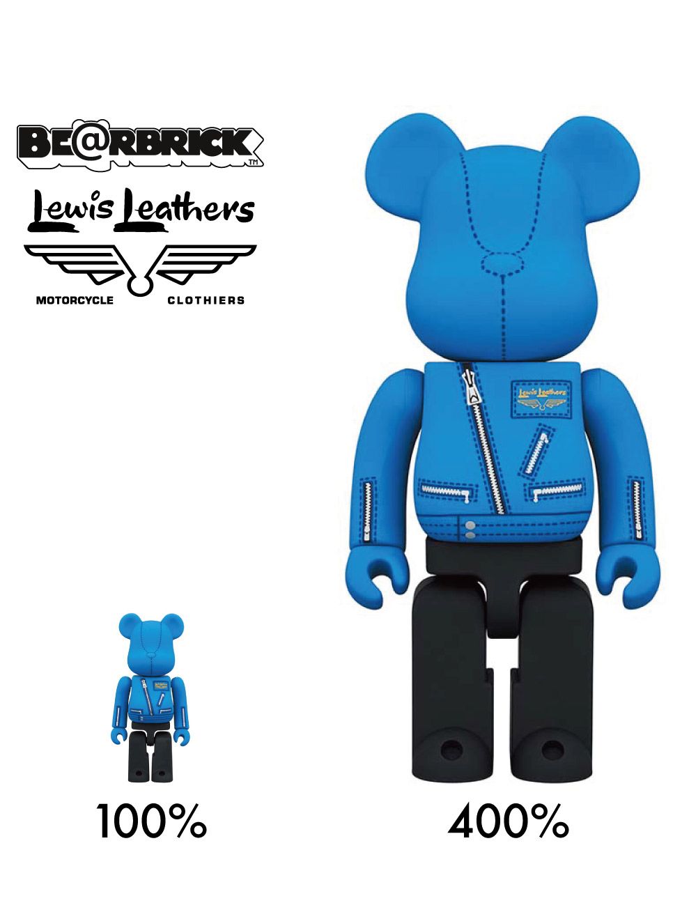 Lewis Leathers - BE@RBRICK × LEWIS LEATHERS 1000% 【特別送料商品