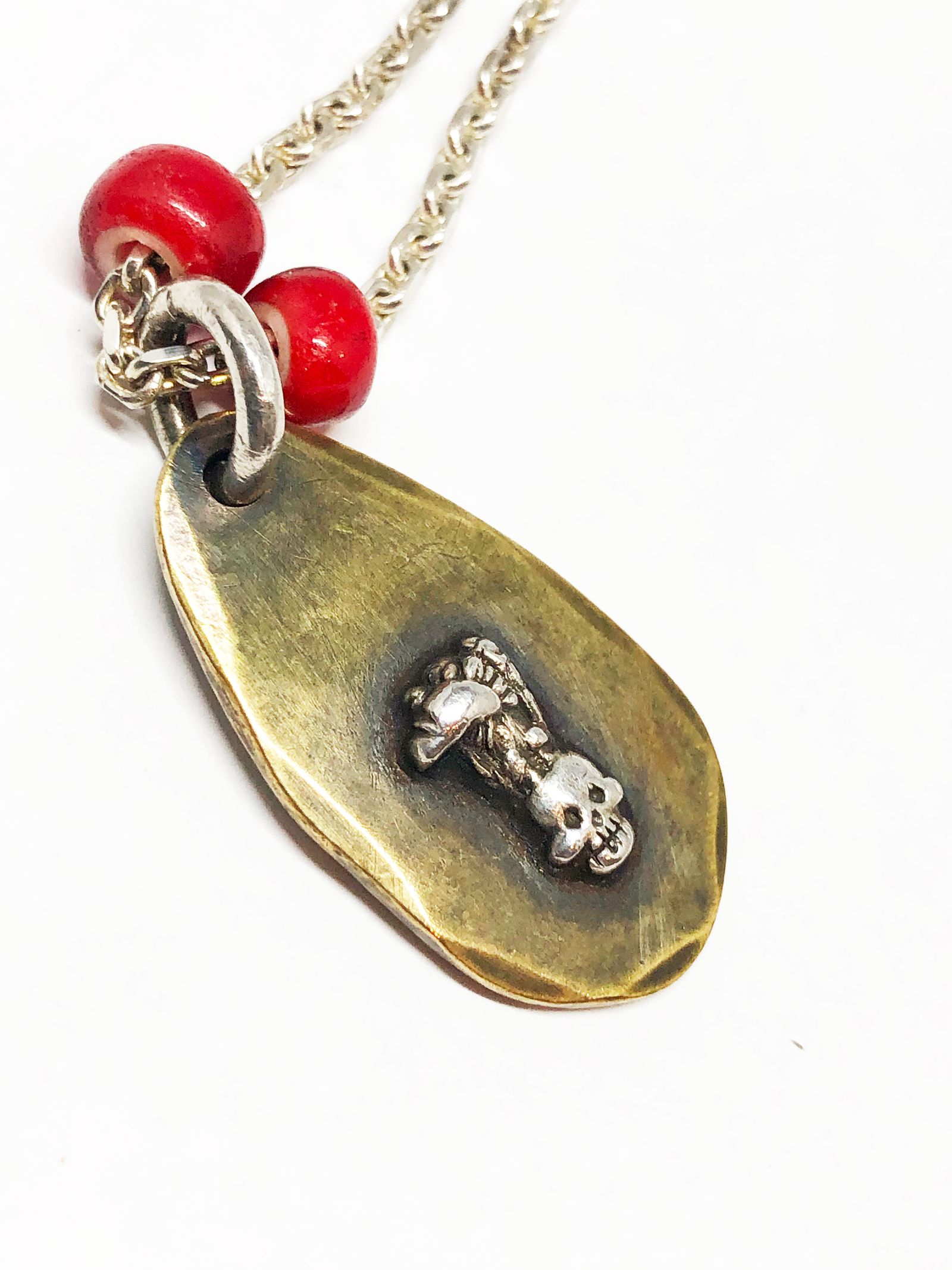 バルチャー&スカル カスタム ネックレス  /"Vulture & Skull" Custom Necklace (SILVER925×BRASS)