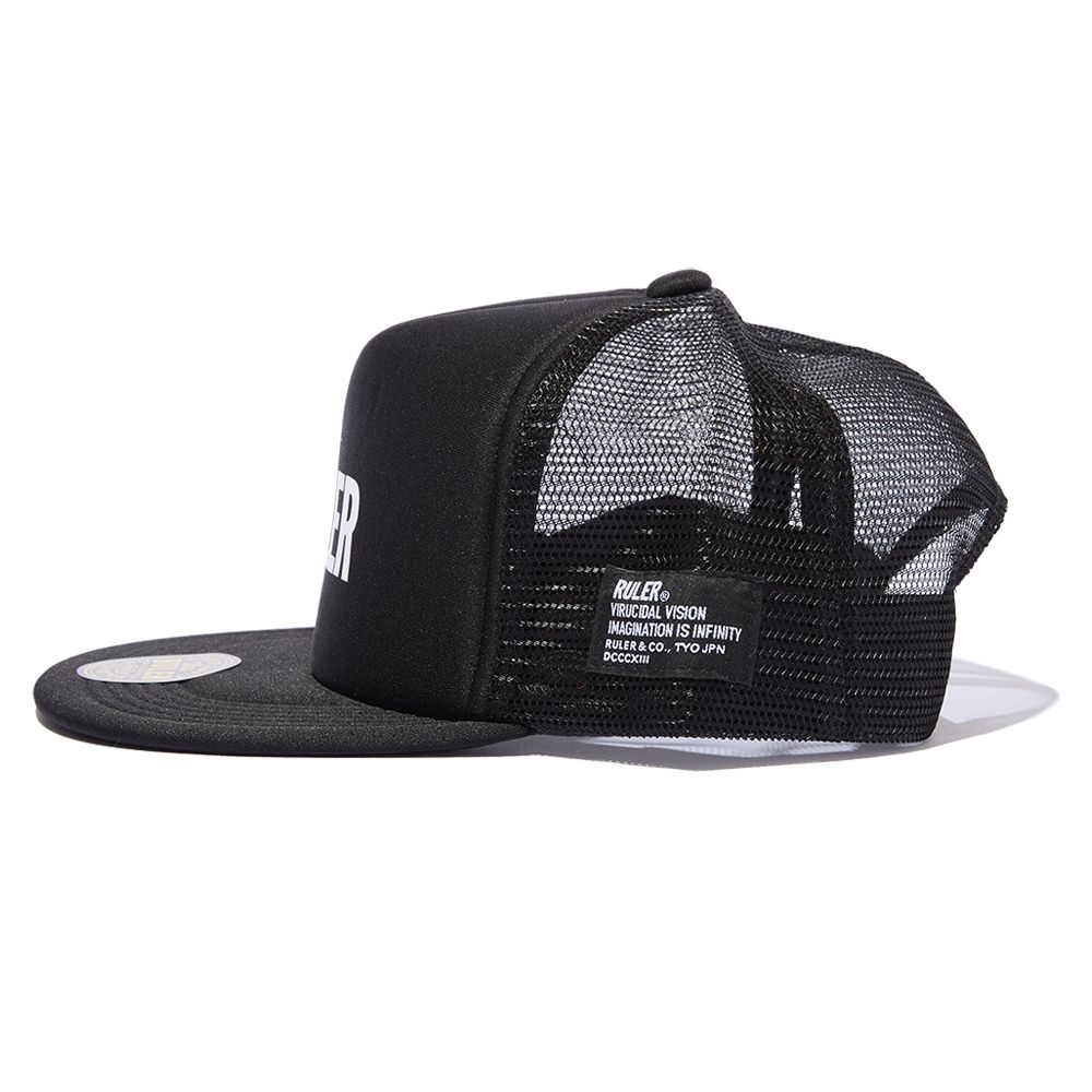 RULER ルーラー CON MESH CAP ブラック RULER - ICON MESH CAP(BLACK, NAVY, GREEN) | SKANDA