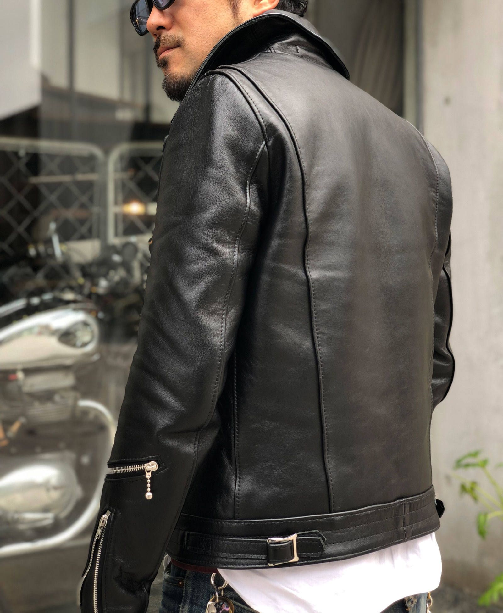 よろしくお願いしますLewis Leathers サイクロン 38ラットランドシープ