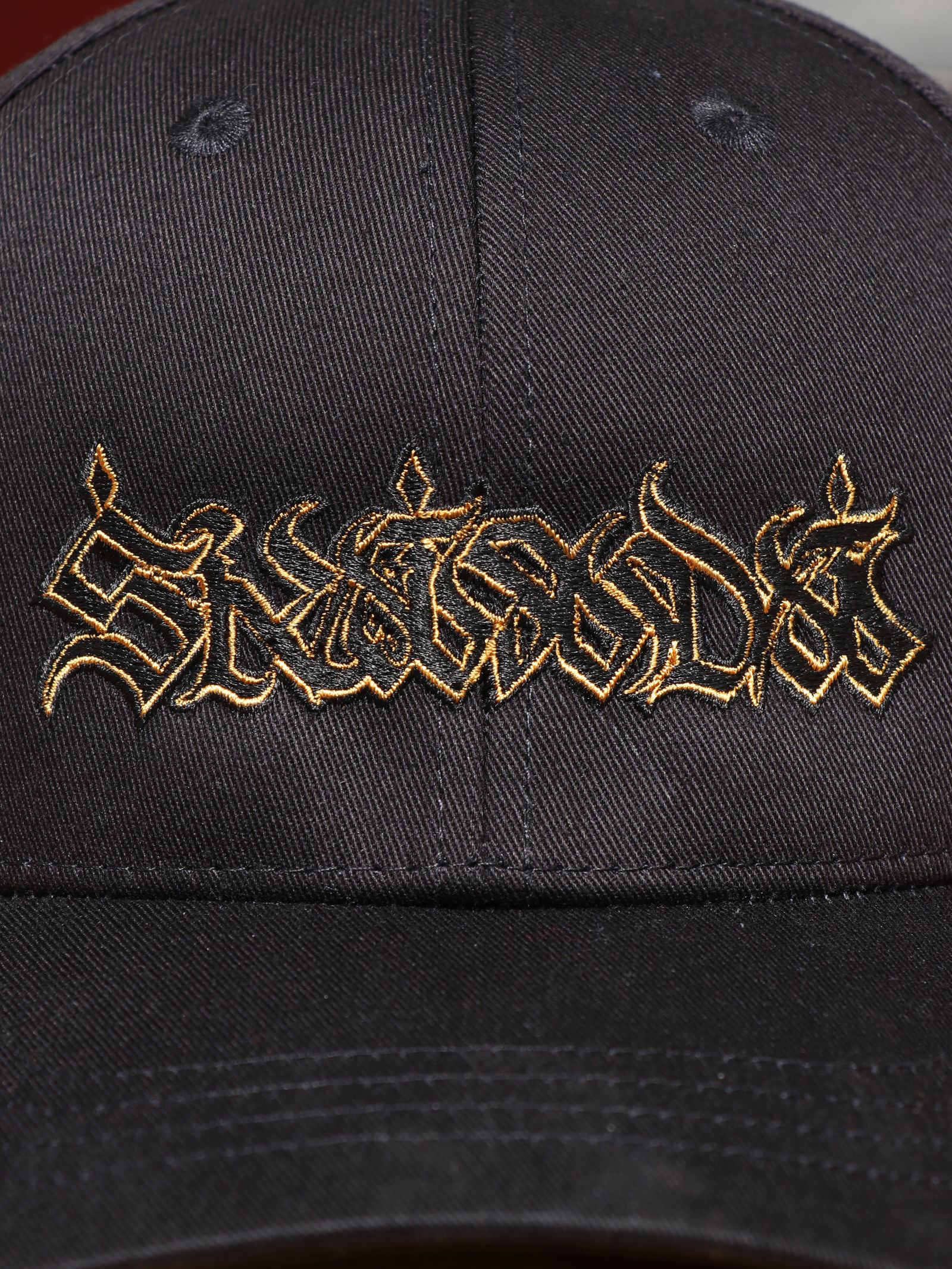 SKANDA カーブバイザーミドルキャップ(ブラック) / SKANDA CURVE VVISOR MIDDLE CAP (BLACK)