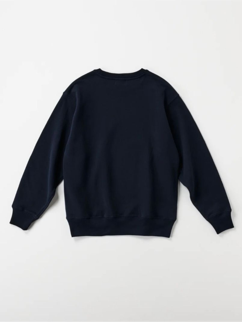 ワンポイント刺繍スウェット/ NIBUTANI WORKS logo / (NAVY)