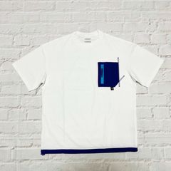 NYLON P/K TEE SH (WHT×PPL)
