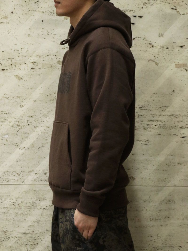 MOZYSKEY×SKANDA "疾風迅雷" PARKA (BROWN) / 別注パーカー (ブラウン)