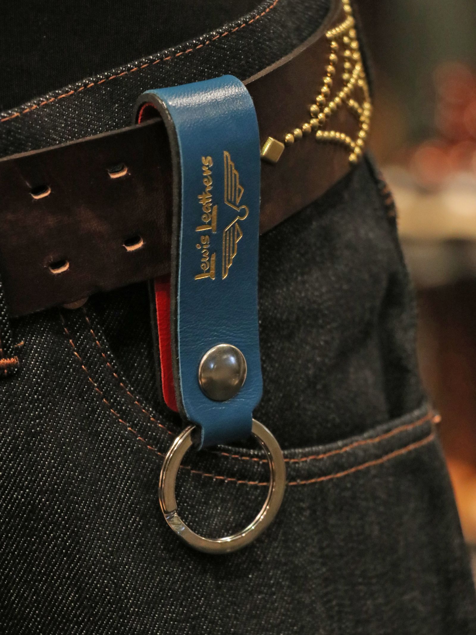 Lewis Leathers - 【即日発送可能】LEWIS LEATHERS BELT LOOP