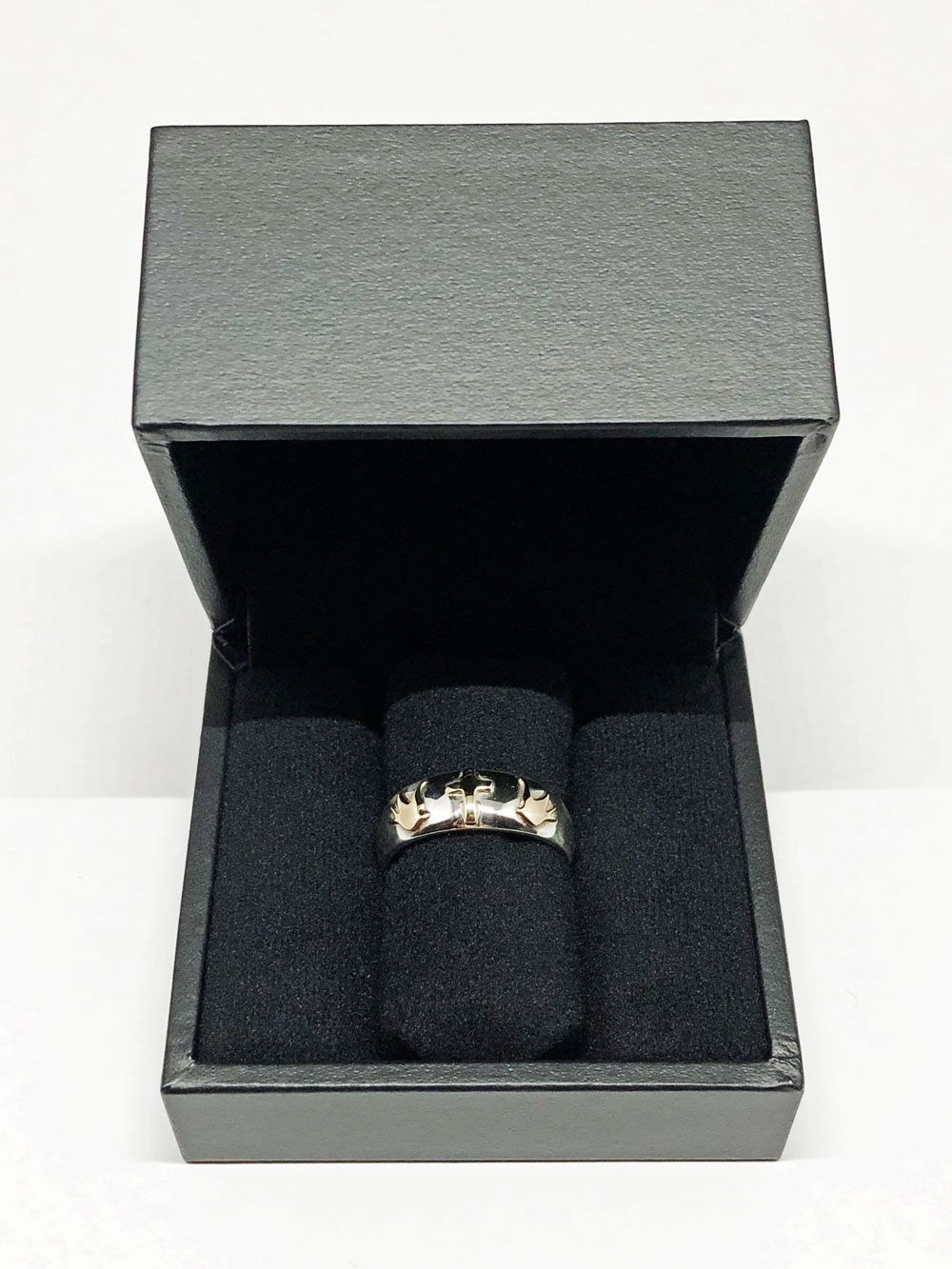 SWALLOW& CROSS RING (SILVER925×K10YG)