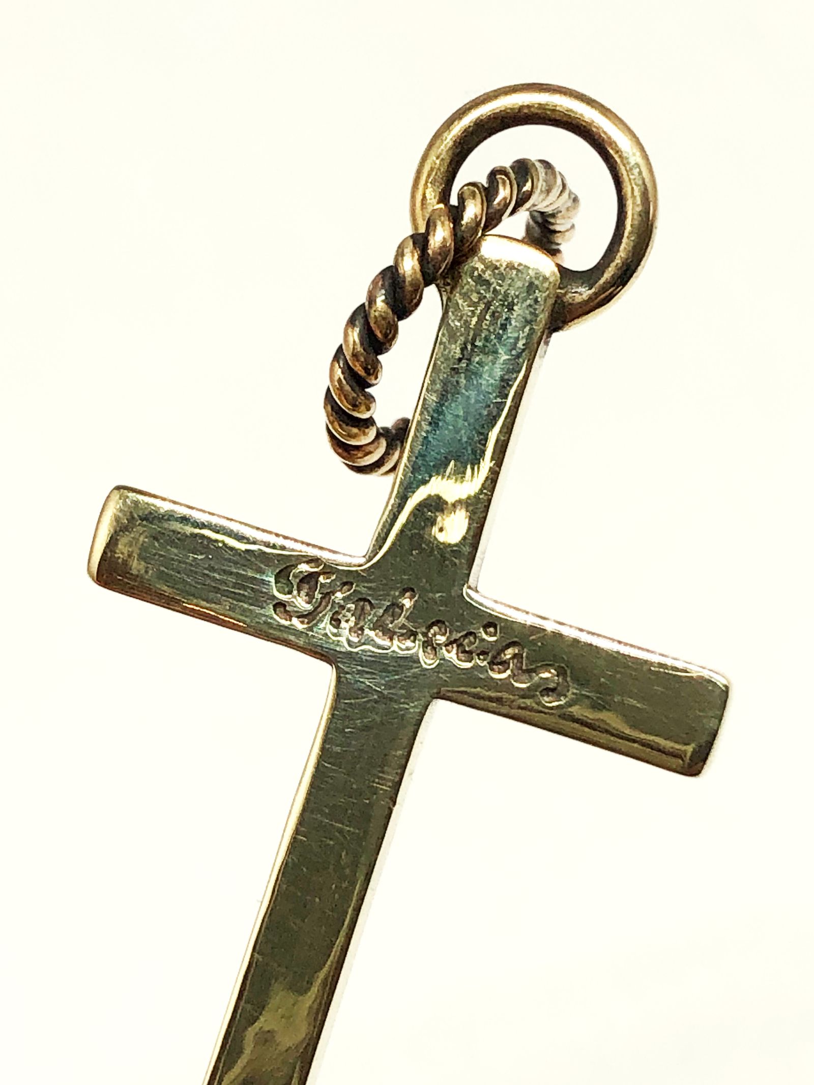 galcia - CROSS PENDANT (BRASS) | SKANDA