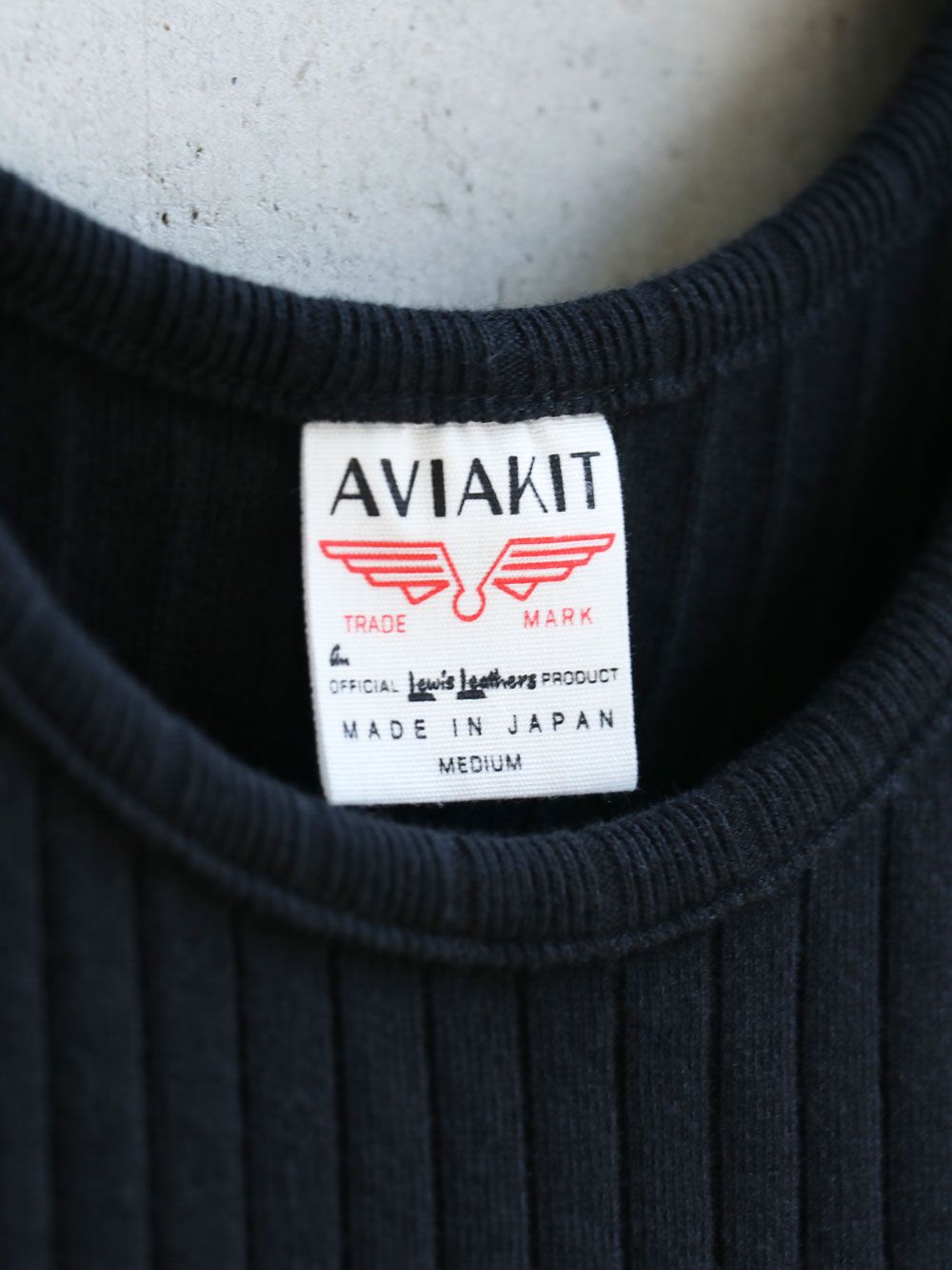 DROPPED STITCH AVIAKIT TANK TOP (BLACK)