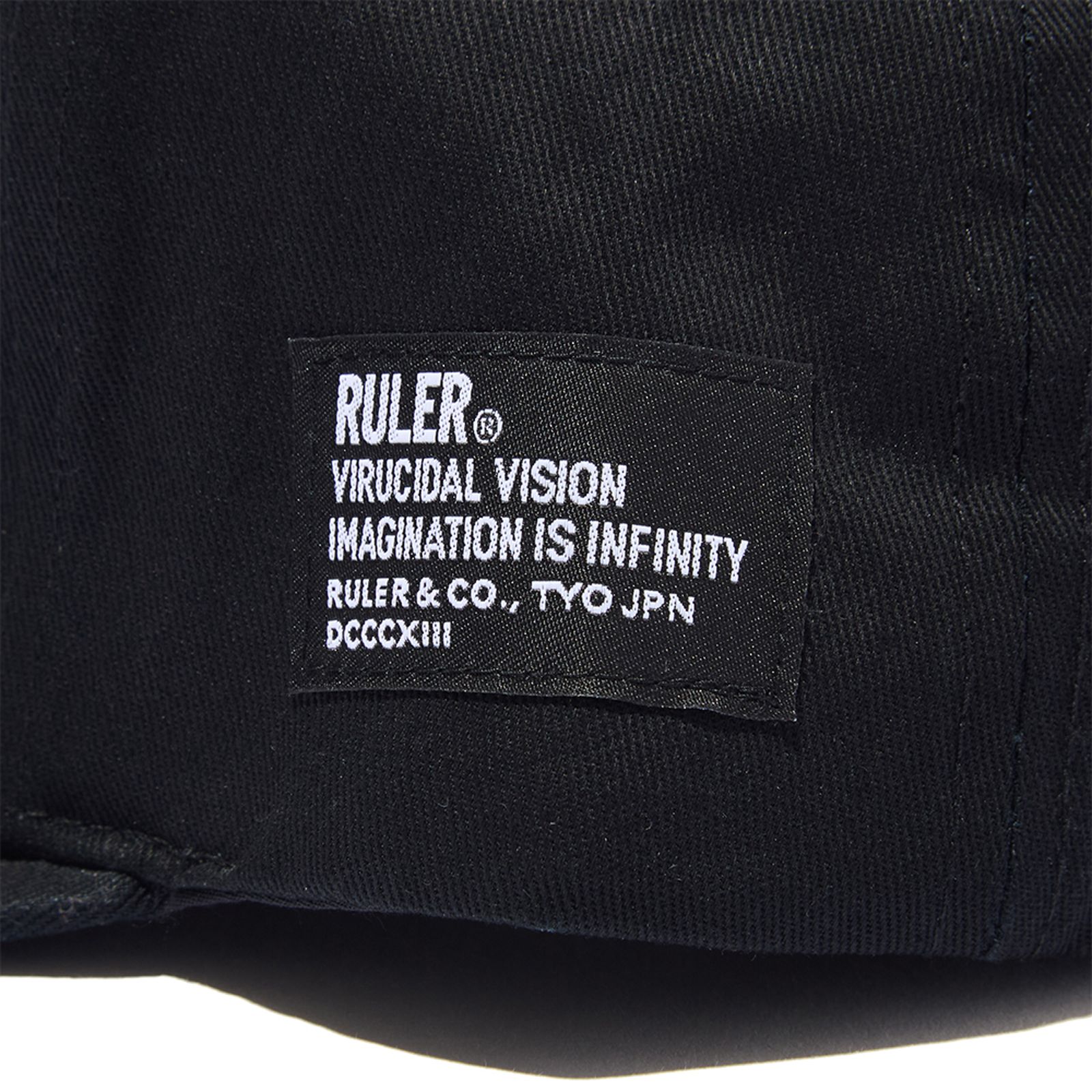 KR TWILL 5PANEL SBC (BLACK)