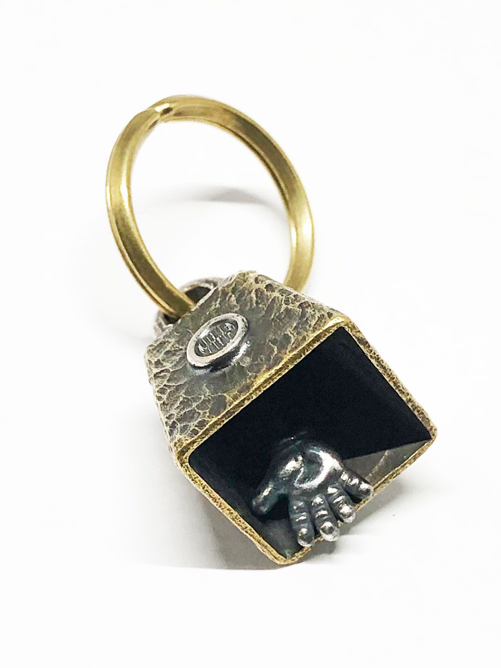 LUCKY BELL ”角” (Brass x Silver925 ) Medium