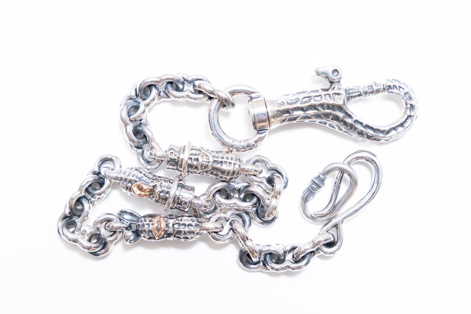 3 PEANUTS WALLET CHAIN （silver×K10）