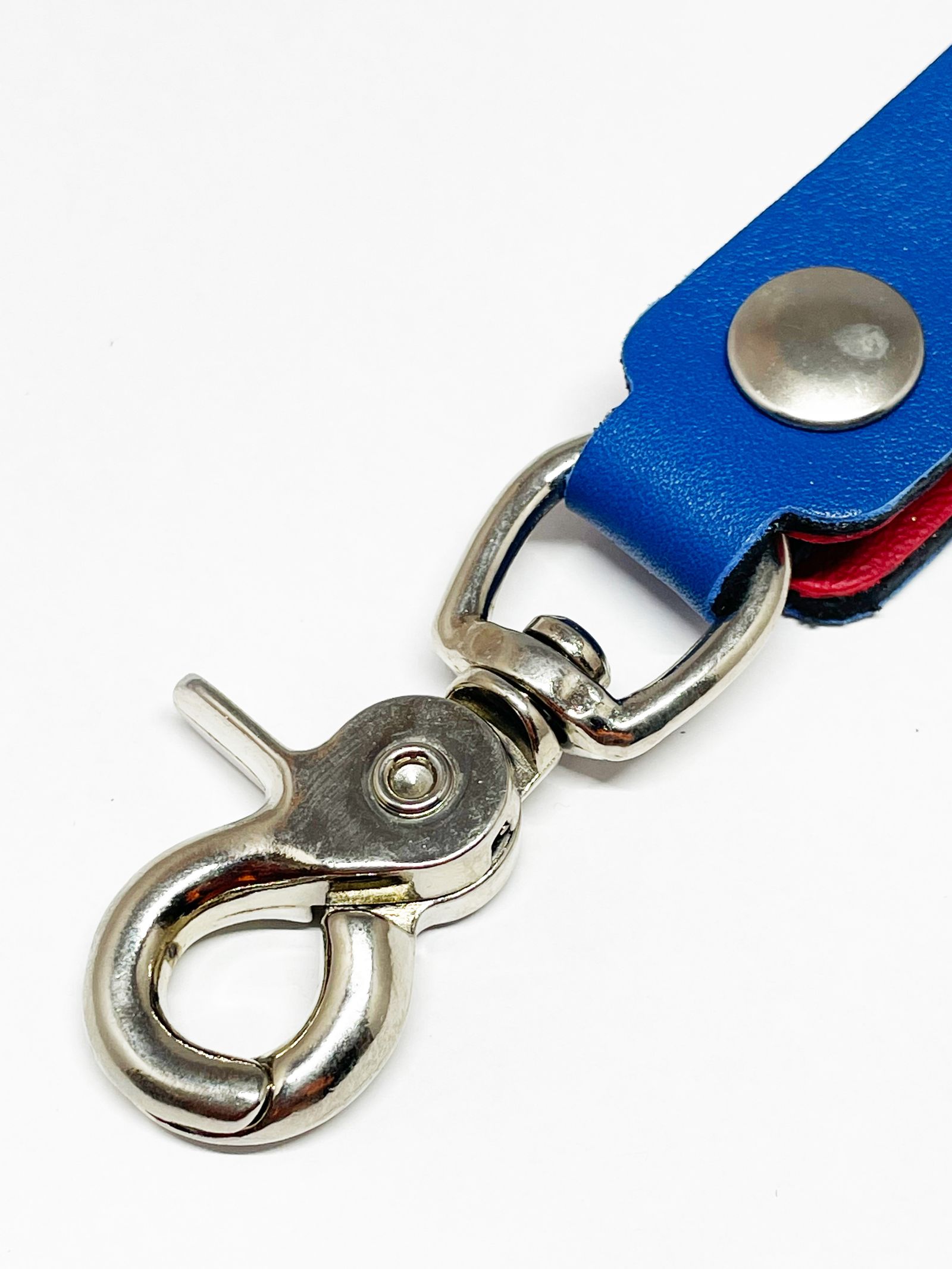 LEWIS LEATHERS BELT LOOP KEYRING Mk2 (BULE)