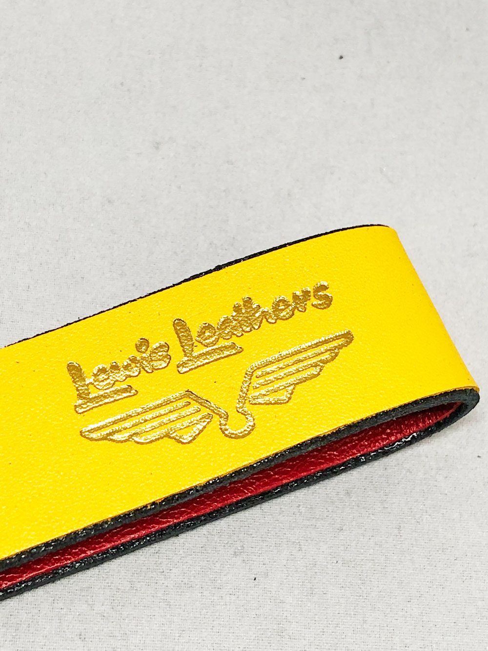 【即日発送可能】LEWIS LEATHERS BELT LOOP KEYRING MK-1 (YELLOW)