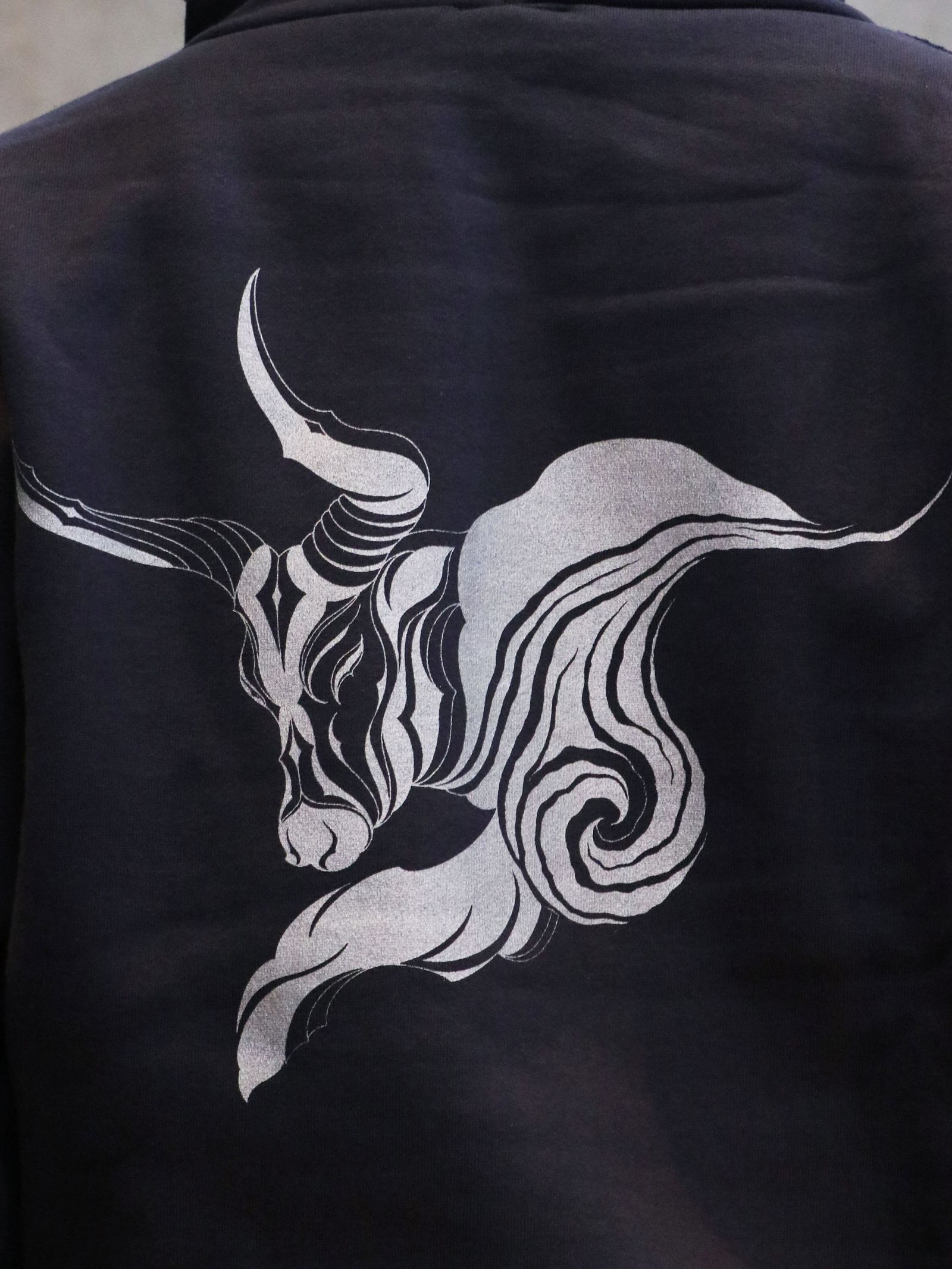 "Year of the ox"オリジナルヘビーオンスパーカー(ネイビー) / "Year of the ox"  ORIGNAL HEAVY OZ PULLOVER (NAVY)