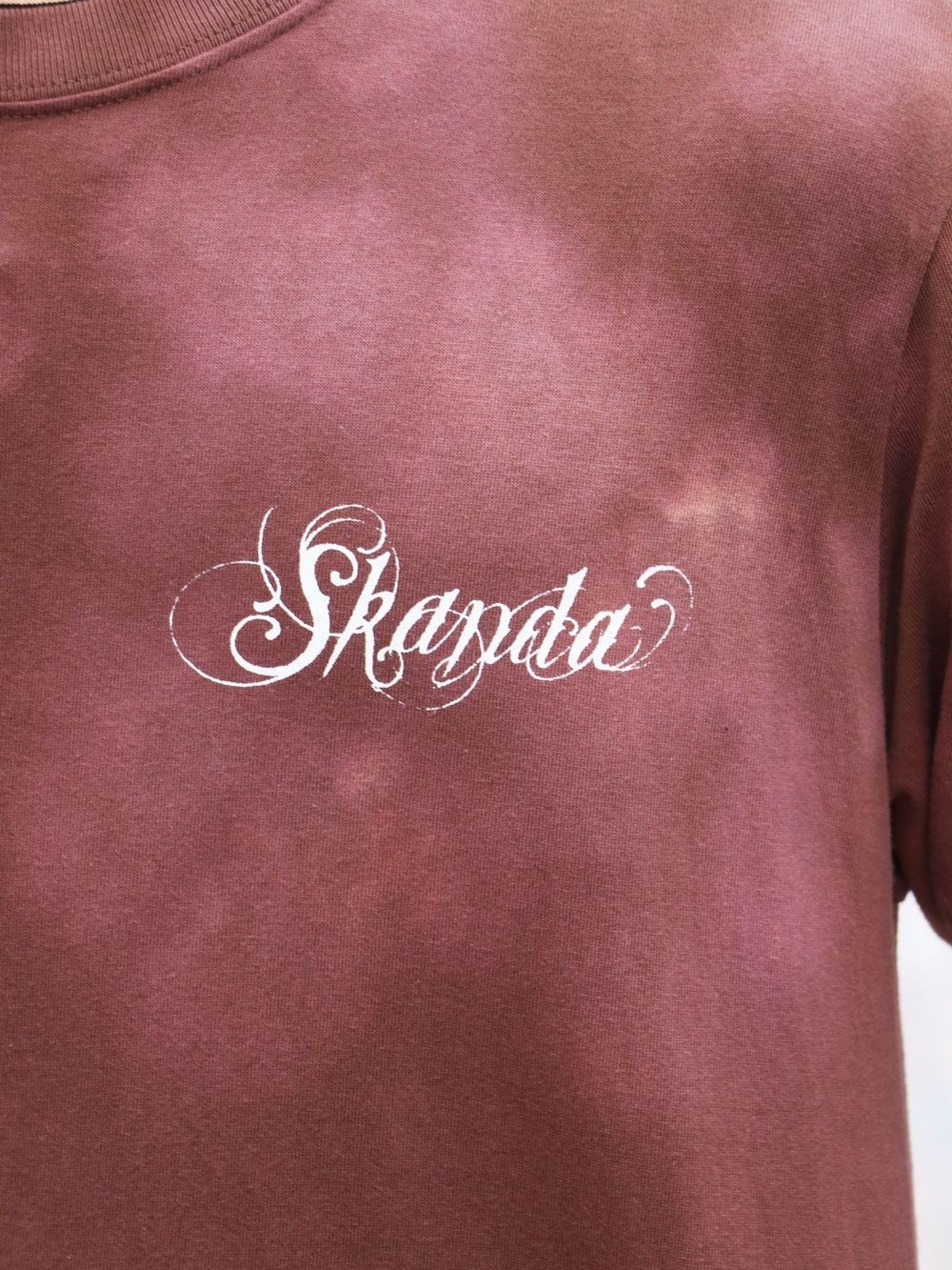 オリジナル ブリーチロングスリーブTシャツ(ブラウン) / ORIGNAL HEAVY OZ BLEACH L/S TEE  (BROWN)