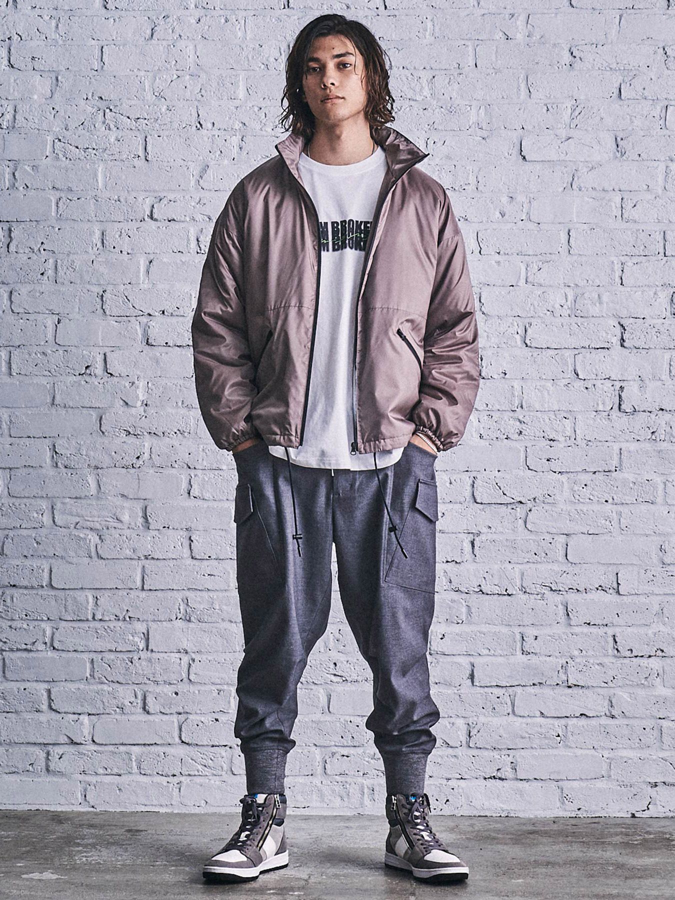 ウールカーゴパンツ / WOOL CARGO PANTS (CHARCOAL GRAY)