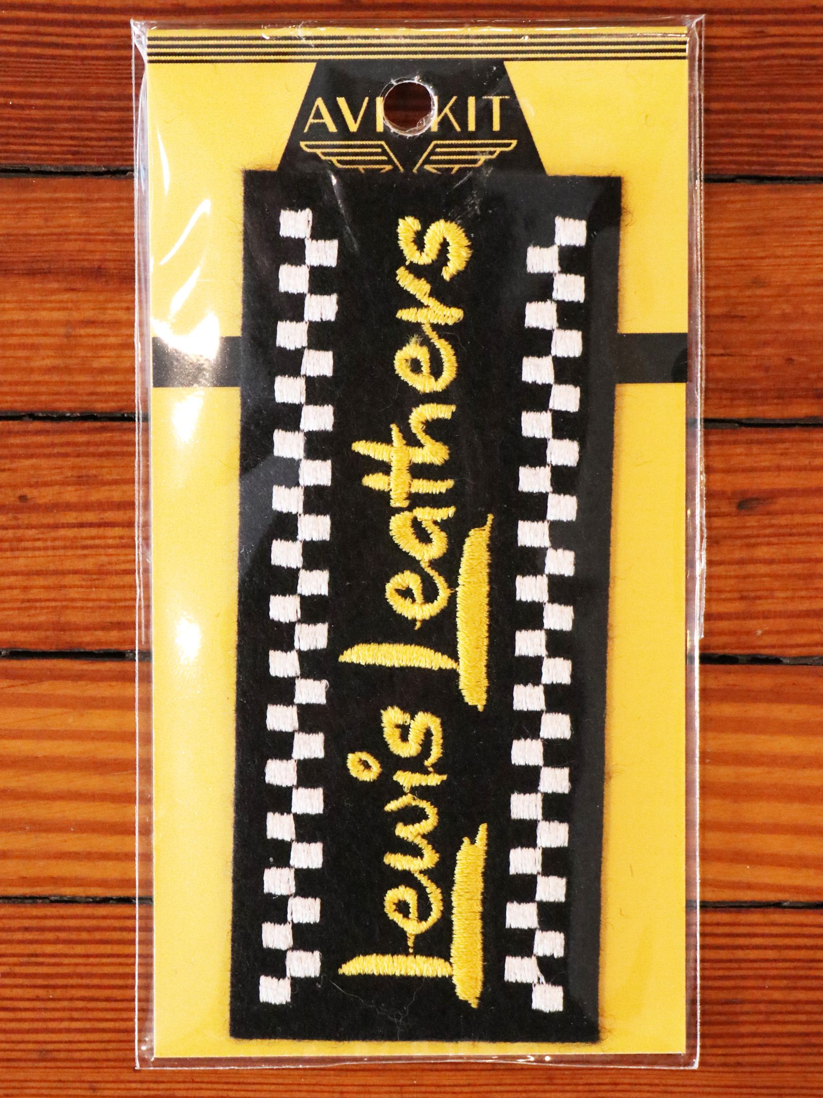 "LEWIS LEATHERS SQUAER CHECKER" PATCH