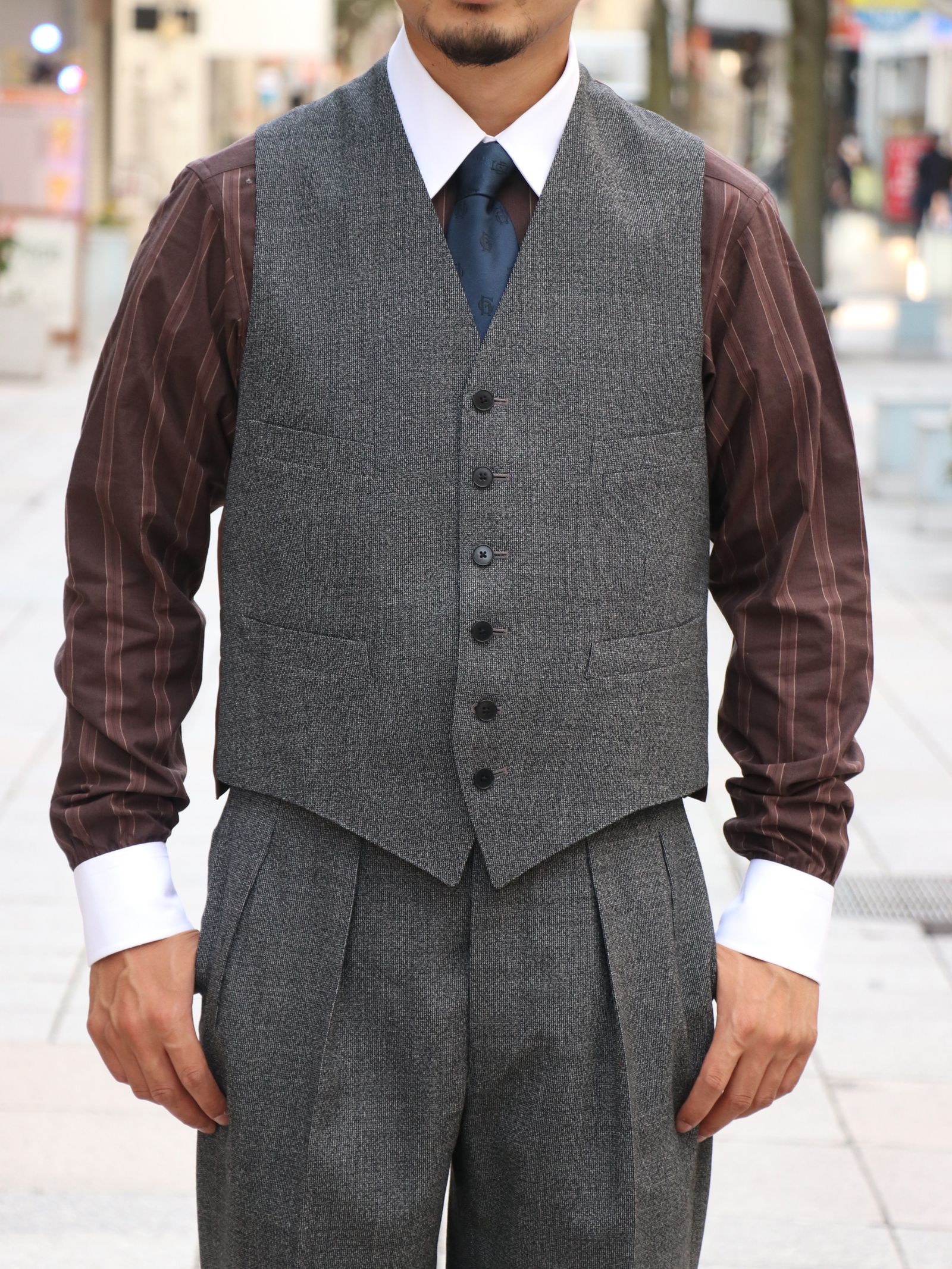 Cole - Suit Gladhand Tailored (Salt And Pepper Pattern)