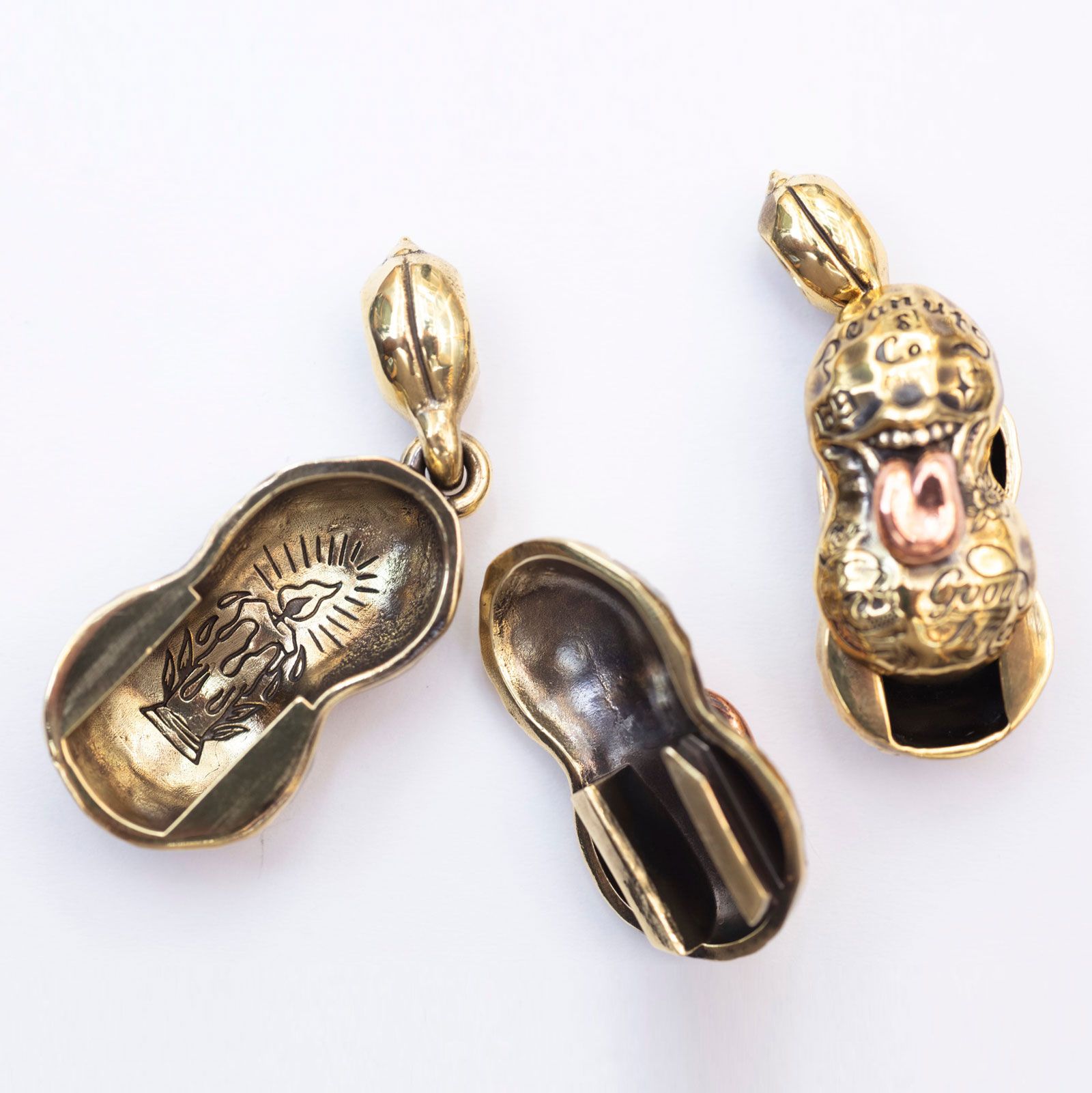 【お取り寄せ注文】BERO TATTOO PEANUTS (MEDIUM) (SLIDE) (BRASSxCOPPER)