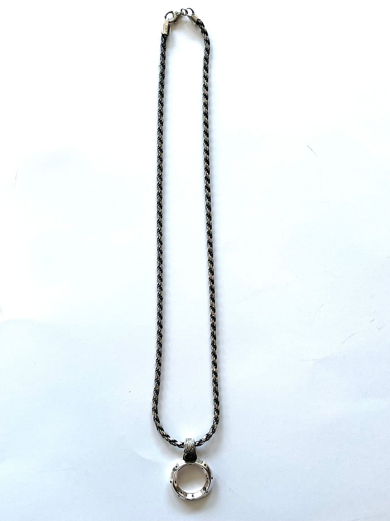 GLASSES CATCHER NECKTOP (LARGE) (SILVER925)