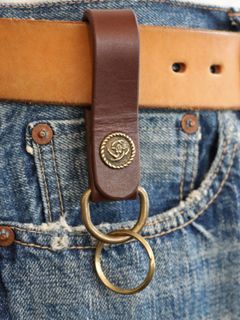 【受注オーダー】LVC x SKANDA LEATHER LOOP HOLDEFR "BROWN"