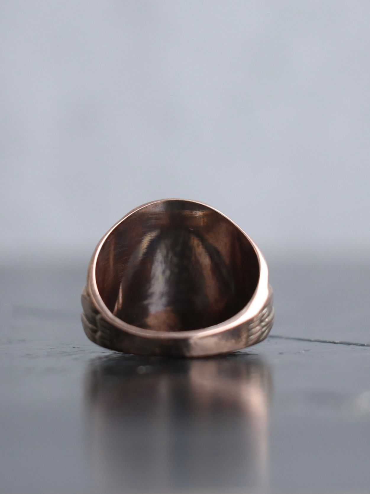 SIGNET RING (PINK GOLD)
