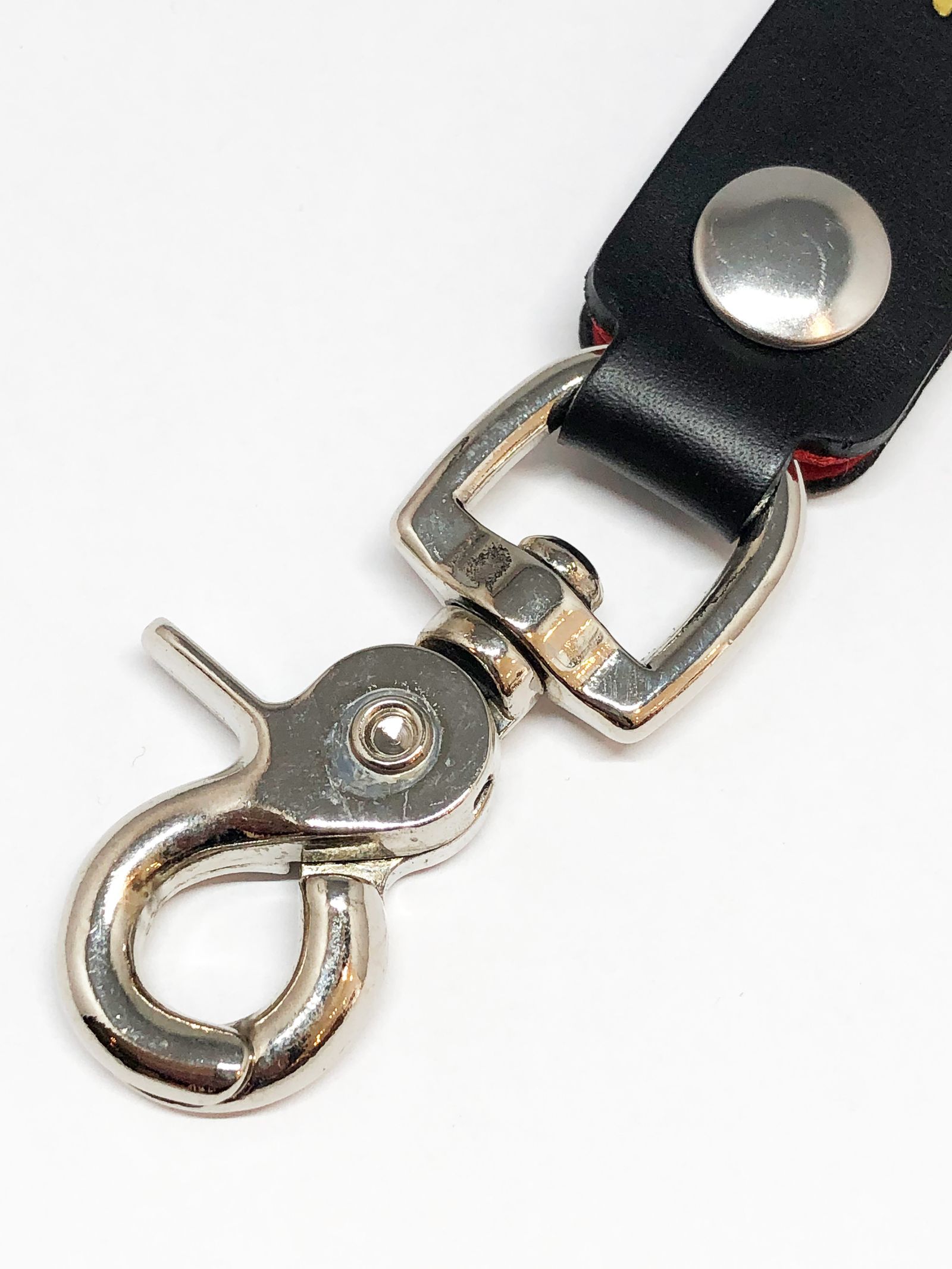 LEWIS LEATHERS BELT LOOP KEYRING Mk2 (BLACK)